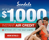 Sandals Resorts - Instant Air Promotion